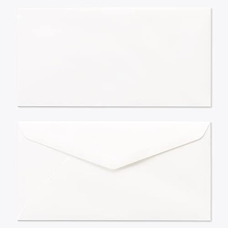 画像1: 山櫻 封筒 洋長3 ダイヤ貼 ECホワイトCoC 紙厚100g 〒枠ナシ 100枚 / A4三折用 白 無地 郵便番号枠なし 00404080-0100 [ B07YW6RK8F / 1120250612006 / 00404080-0100 ] (1)