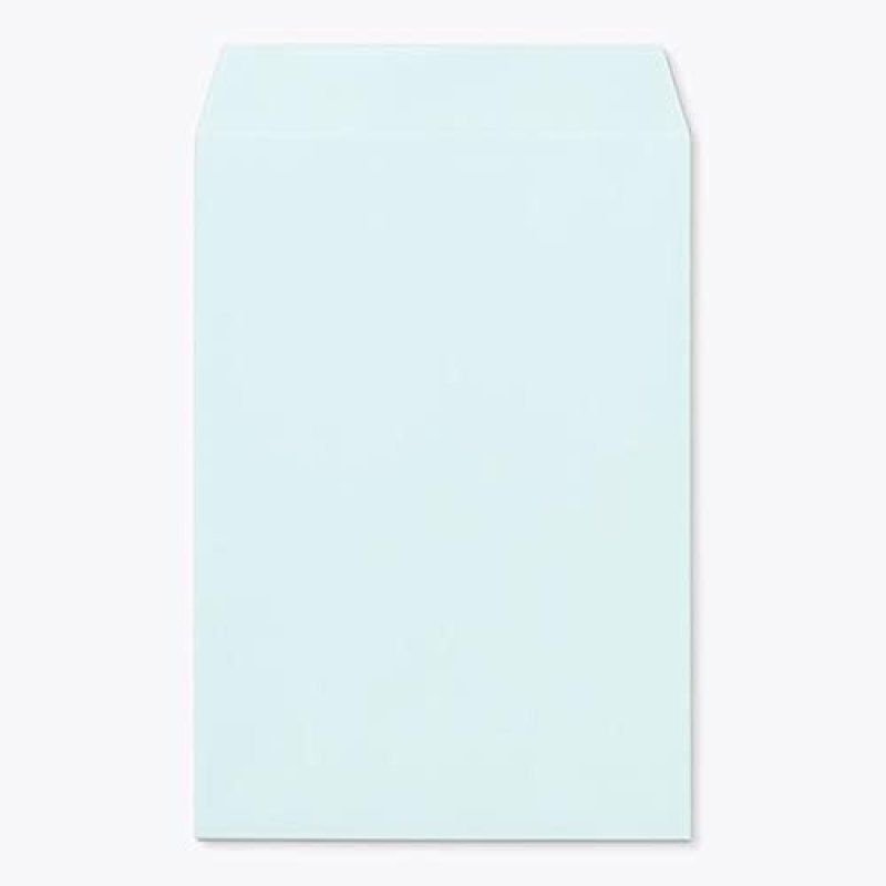 画像1: 山櫻 封筒 角6 中貼 ECブルーCoC 紙厚100g 〒枠ナシ 100枚 / A5用 パステルカラー 無地 郵便番号枠なし 00547035-0100 [ B07YW4G3Z9 / 1120250612033 / 00547035-0100 ] (1)