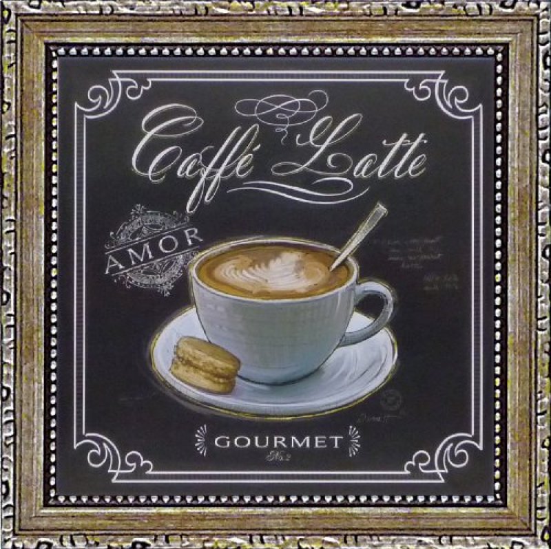 画像1: ◇ユ-パワ- Mini Gel Art Gel加工 ミニア-トフレ-ム チャドバレット コーヒーハウスカフェラテ CB-02012 [ B00CBRNGDI / 1120251226001 / / 1 ] (1)