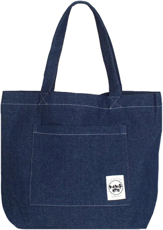 画像1: ◯namioto インディゴブルー（プレーンカラー） マチ付 レッスン [ B075SY1P69 / 1120260204003 / ] (1)