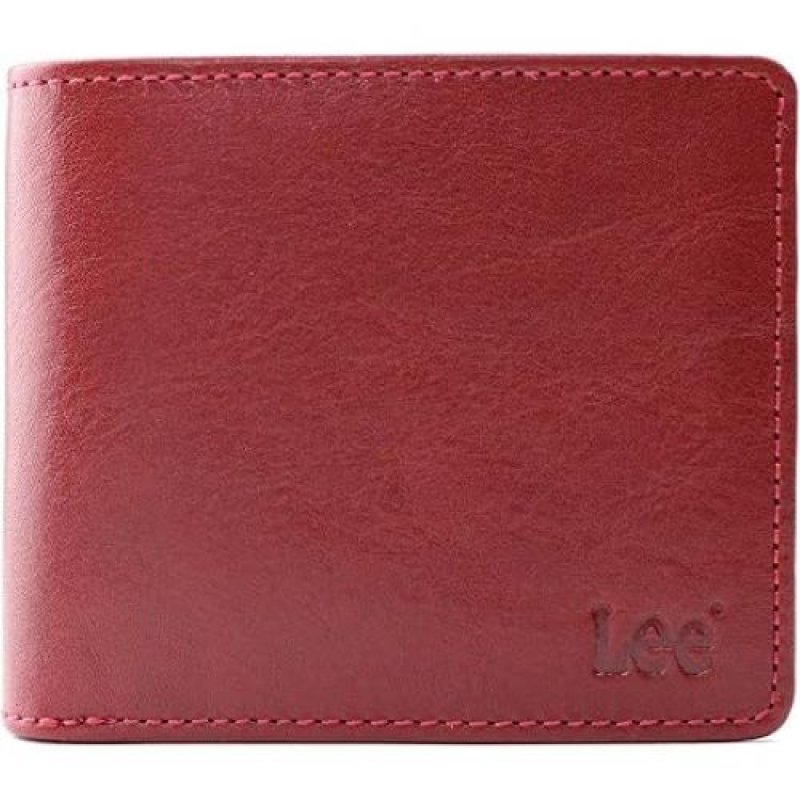 画像1: ◯Lee(リー) Book型二つ折り財布 イタリアンレザー 0520234 レッド M [ B07Q5SB7L2 / 1120260206001 / ] (1)