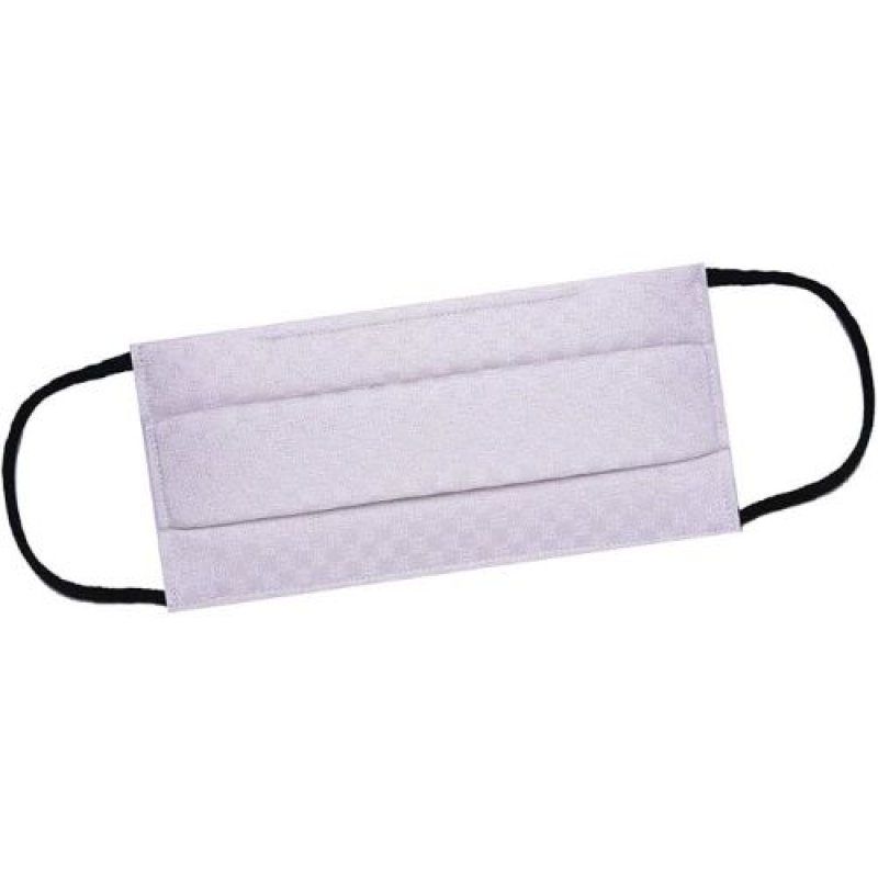 画像1: ☆NISHIORI 小杉織物 PURE SILK MASK 抗ウイルス シルクマスク 市松柄 天然素材 絹の布マスク (9) [ B08RYJX1SL / 1120260302006 / NO.987 / ] (1)