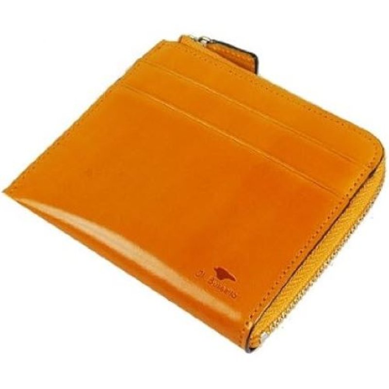 画像1: ☆IL Bussetto イルブセット メンズ 二つ折り財布/ミニ財布 ヒップウォレット L型ハーフラウンドファスナー 11-070 Yellow イエロー [ B00HEUM3TA / 1120260306005 / NO.1084 / ] (1)