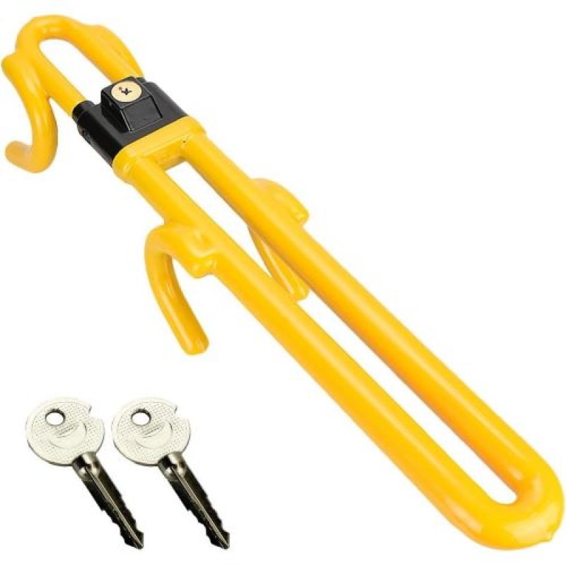 画像1: ★ハンドル固定ロック リレーアタック防止 車用 ダブル防犯対策 工具不要 汎用性 目立つ色 [ B0FL22GRQZ / 1120260331052 / SQ101 / NO.324173 ] (1)