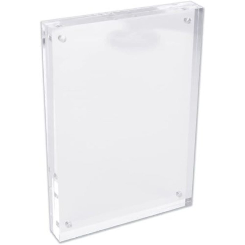 画像1: ★アクリルフォトフレーム 写真 はがき ポスター カード 賞状 額縁 透明 マグネット内蔵 縦 横 自立 (2L判) [ B0C1NHQJBJ / 1120260423004 / / 会員 NO.131 ] (1)