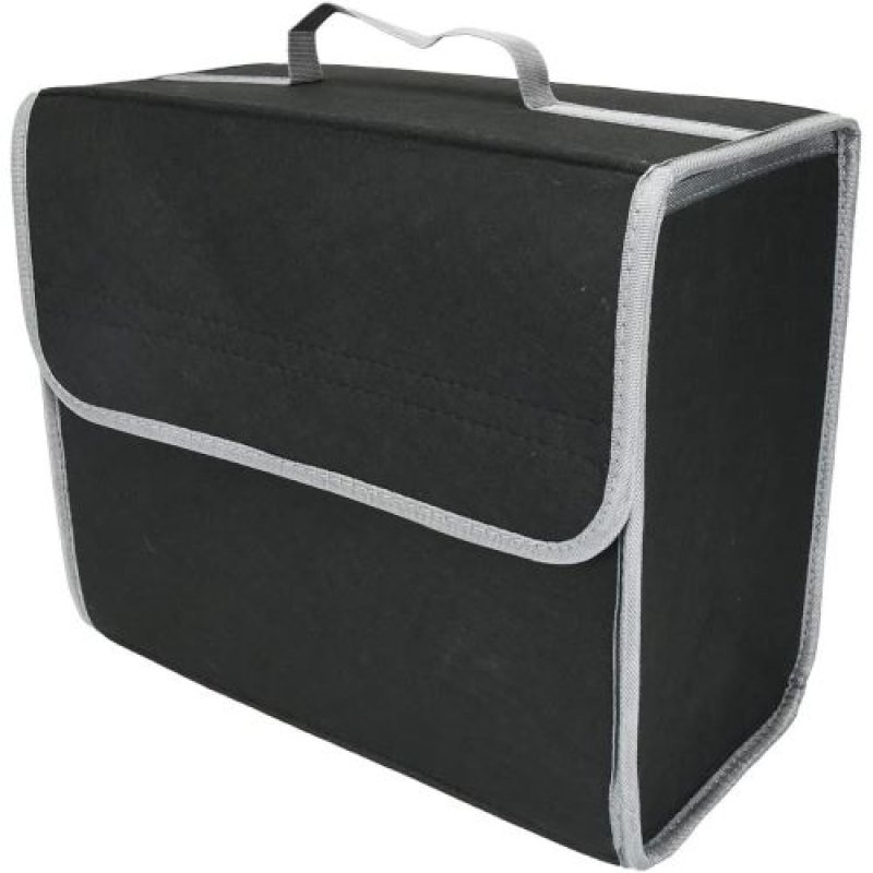画像1: ★多目的トランク収納バッグ 折り畳み式 大容量 整理整頓 フェルト生地 フタ付き 面ファスナー (Lサイズ) [ B0BQ2ZL55L / 1120260423007 / LK-569 / 会員 NO.131 ] (1)