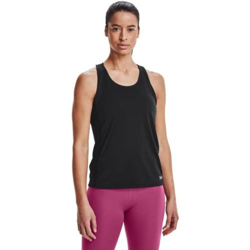 画像1: ★Under Armour Women's Fly By Tank , Black (001)/Reflective , X-Large [ B0872F4ZJN / 194513628872 / 1361394-001-X-Large / 603826 ] (1)