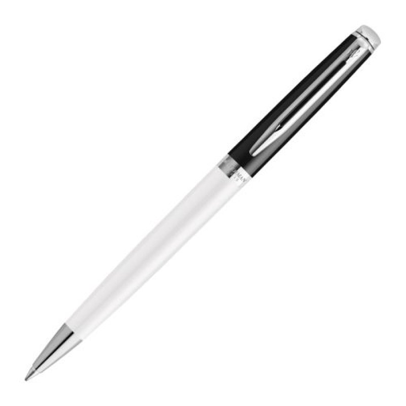 画像1: WATERMAN ウォーターマン ボールペン メトロポリタン エッセンシャル ブラックホワイトCT 細字 油性 ギフトボックス入り ギフト 高級 正規輸入品 2202912 [ B0CT52HTZY / 3026982029126 / 2202912 ] (1)