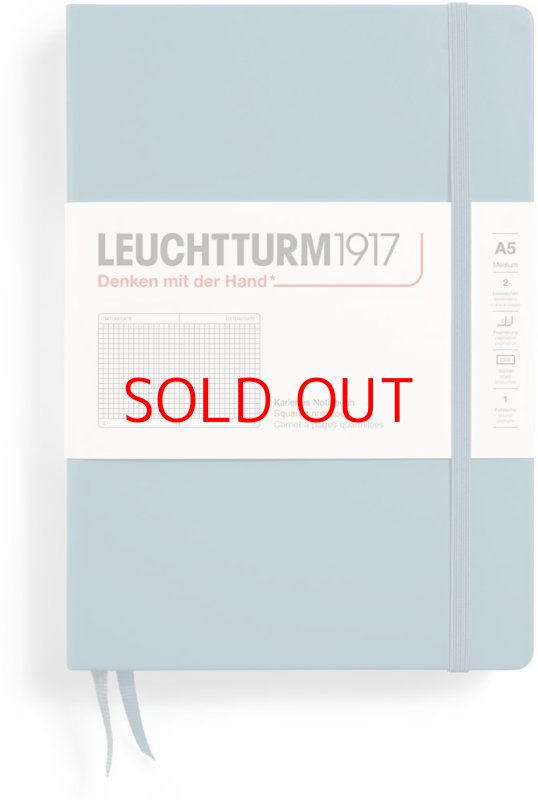 画像1: ◯ロイヒトトゥルム ノート A5 方眼 ストーンブルー 363336 正規輸入品 [ B08SW6N1T1 / 4004117587429 / ] (1)