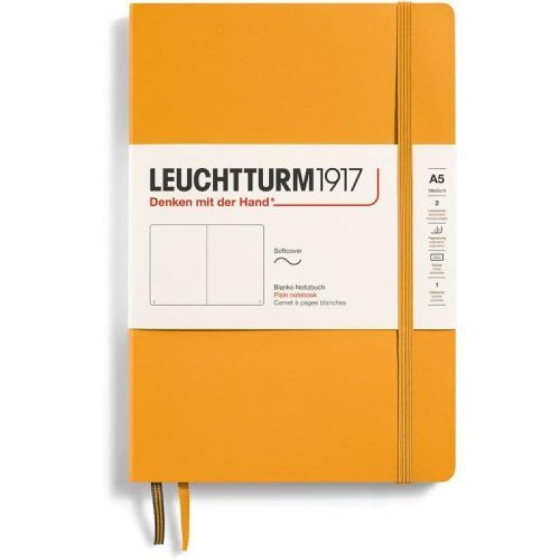 画像1: 〇ロイヒトトゥルム ノート A5 無地 ソフトカバー ライジングサン 363402 正規輸入品 [ B08SCH96SN / 4004117588129 / / J ] (1)