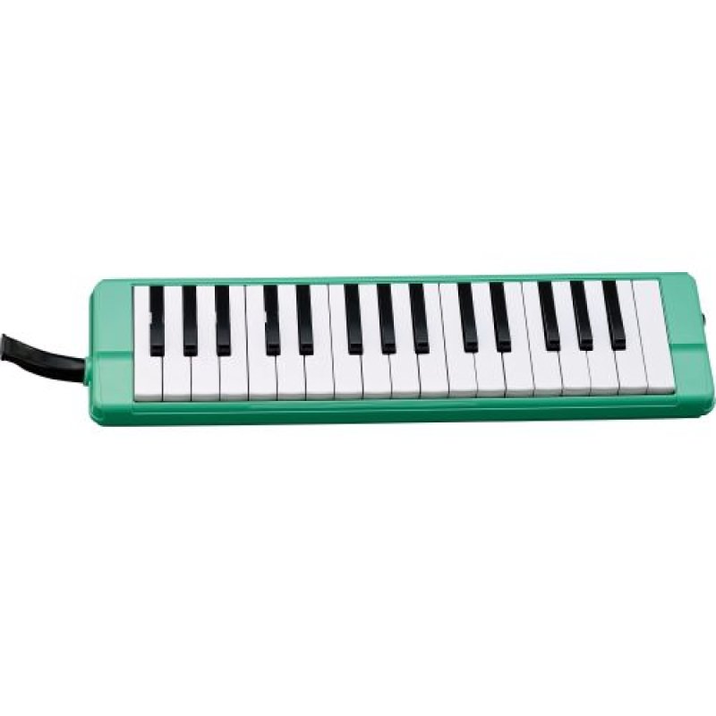 画像1: ゼンオン けんばんハーモニカ C-32Gs GREEN ソフトケース入り [ B0B49BLH3W / 4511005617118 / C-32Gs ] (1)
