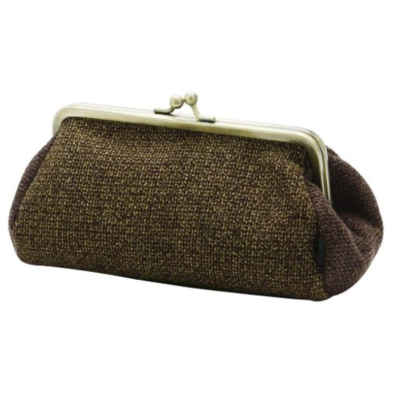 画像1: ◇現代百貨 coron コスメポーチ オリーブ 柔らかい生地 [ B00KARL9DU / 4516344068805 / / 3 ] (1)