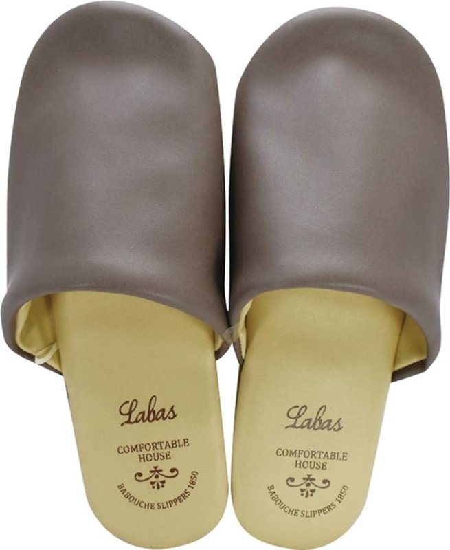 画像1: ☆現代百貨(Gendai Hyakka) Labas スリッパ レディース グレー 約23.0?24.5cm [ B0819T23P7 / 4516344091476 / NO.787 / ] (1)