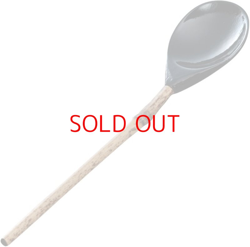 画像1: ◯竹人 山下工芸(Yamasita craft) 黒竹柄 黒塗スプーン 小 26466000 [ B01MRWCDF5 / 4518860119696 / ] (1)