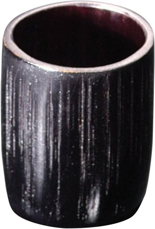画像1: ◯竹人 山下工芸(Yamasita craft) 日本製 竹製黒塗ぐい呑 28739000 [ B01N7H1FA7 / 4518860131919 / ] (1)