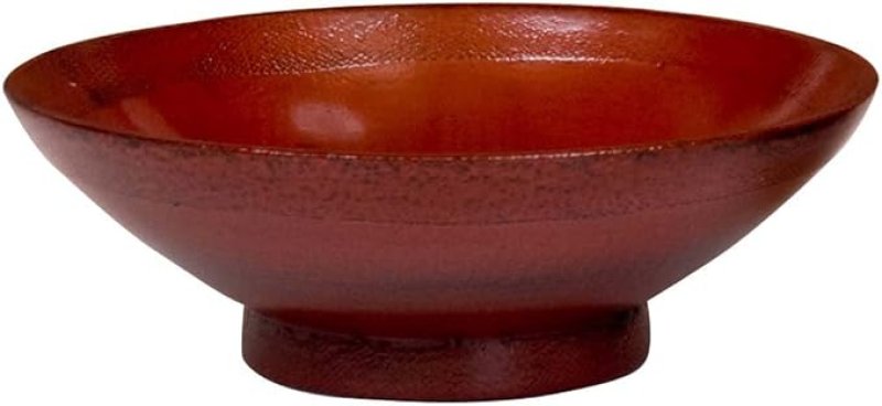 画像1: ◯竹人 山下工芸(Yamasita craft) 布貼り浅椀 根来 [ B01N7FYJ79 / 4518860196802 / ] (1)