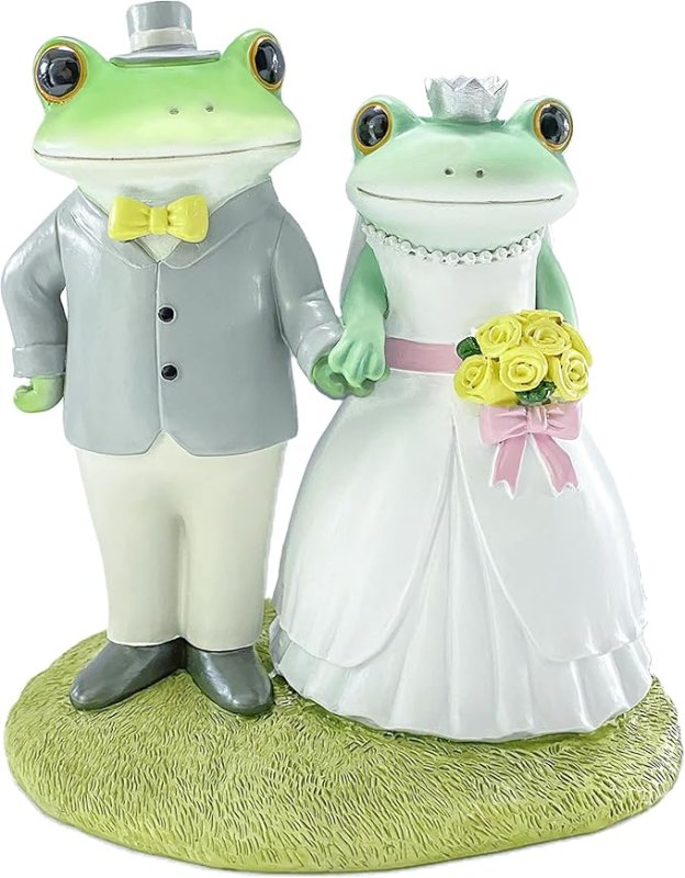 画像1: ダイカイ コポー ミドルカップル 結婚 洋装 13.8×9.3×14.9cm 73954 [ B0C2T6MC6N / 4521515120312 / 73954 ] (1)