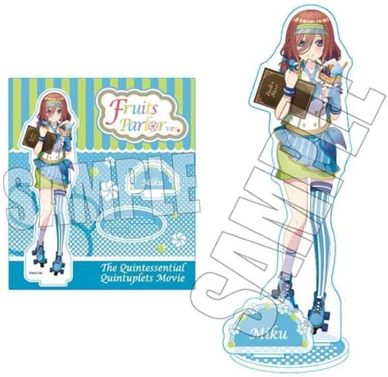 画像1: ★アクリルスタンド 映画 五等分の花嫁/中野 三玖 フルーツパーラーver. [ B0C2PXGQG4 / 4522776623758 / / NO.111 ] (1)