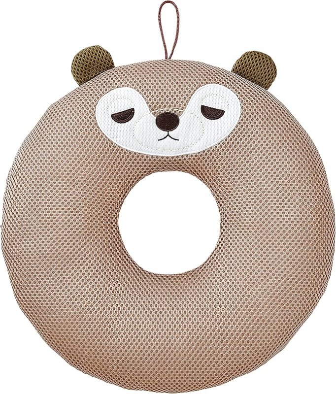 画像1: りぶはあと バスクッション リラバス カワウソのくるり (全長約33cm) お風呂 入浴グッズ 97822-33 [ B0B82DKQBY / 4523251029829 / 97822-33 ] (1)