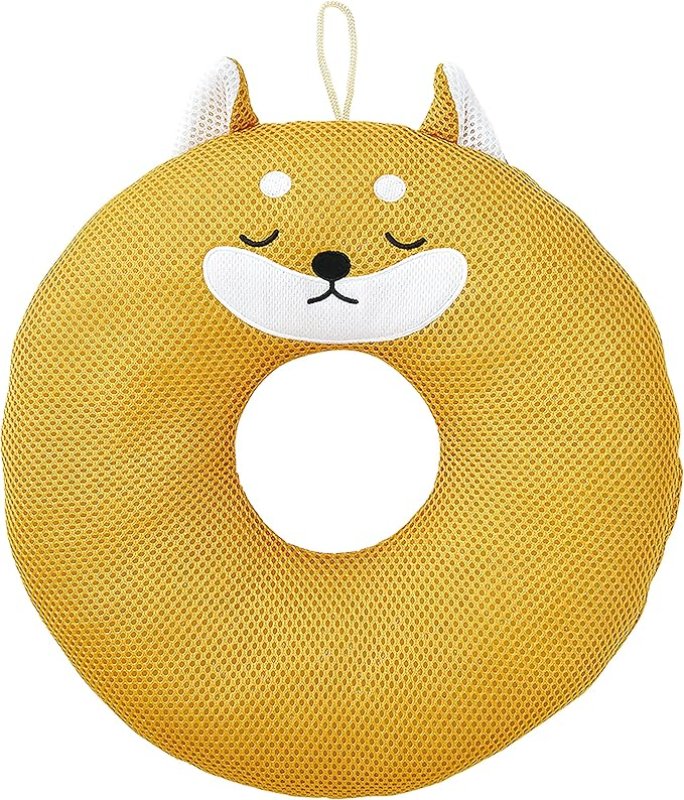 画像1: りぶはあと バスクッション リラバス 柴犬のコタロウ (全長約33cm) お風呂 入浴グッズ 97822-44 [ B0B82DSB37 / 4523251029836 / 97822-44 ] (1)