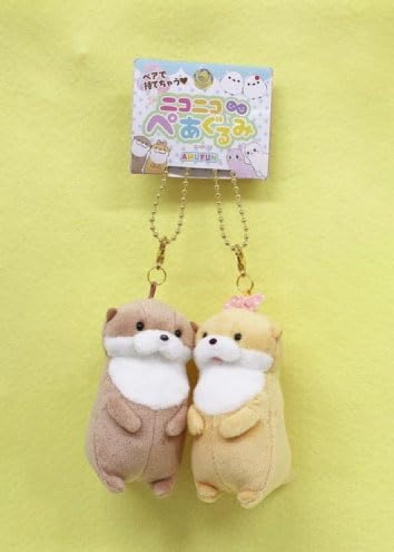 画像1: 《7月下旬再入荷予定》アミューズ ニコニコぺあぐるみKH カワウソうそやん 703281 [ B0CLLHCPZ2 / 4534943739605 / 703281 ] (1)