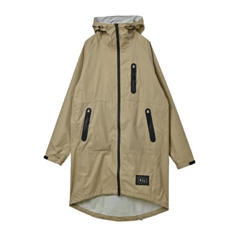 画像1: KiU キウ キウレインジップアップ KiU RAIN ZIP UP wpc 撥水 超軽量 収納袋 耐水 カッパ コート 雨具 レインポンチョ アウトドア キャンプ フェス スポーツ観戦 スポーツ レジャー 通勤 通学 送り迎え 自転車 自転車用 散歩 旅行 トラベル 梅雨 雨 大雨 台風 かっこいい かわいい 便利 おしゃれ 男 女 婦人 母の日 ギフト [ B0CSSNJHBH / 4537988037507 / K116-911-R ] (1)