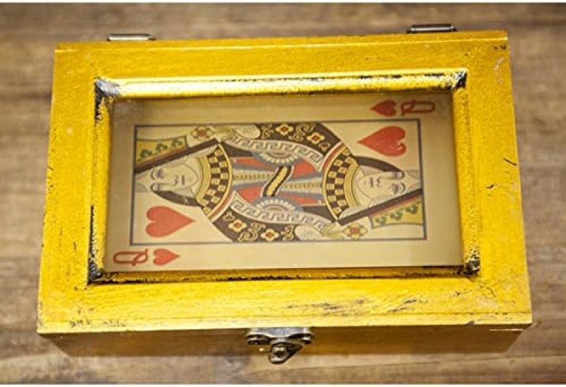 画像1: ◇秋月貿易(Akizuki)トランプJQK レクトボックス Gold/Queen(NH7020-Q) [ B01MSCXTNJ / 4538280090276 / / 817 ] (1)