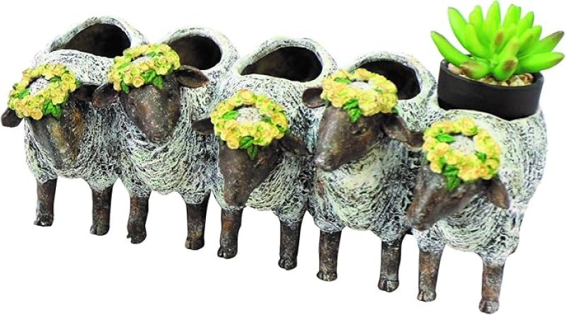 画像1: ☆彩か(SAIKA) 5匹 Garland ひつじベース CCI-162 [ B088KZN1B9 / 4538774123343 / NO.946 / ] (1)