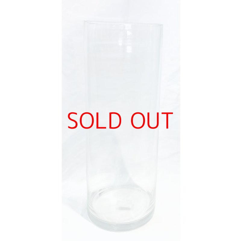 画像1: ◇ガラス花瓶 BBG-133L 直径15cm×高さ40cm 重量：1.25kg 円筒型 フラワーベース シリンダー 円柱 vase [ B09815P4XQ / 4543276344806 / / 6994020 ] (1)