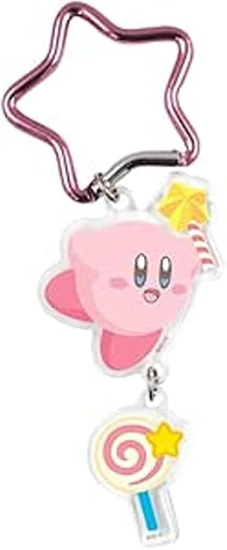 画像1: 《2025.7月入荷予定》ティーズファクトリー 星のカービィ カラビナ付き アクリルキーホルダー スターロッド HK-5541711SR [ B0C8H2HKC7 / 4548626202652 / HK-5541711SR ] (1)
