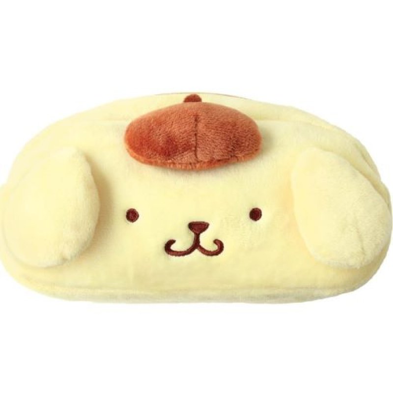 画像1: ティーズファクトリー サンリオ ぬいぐるみ フェイス ペンポーチ ポムポムプリン SR-5543581PU [ B0CYBGFHRV / 4548626220588 / SR-5543581PU ] (1)