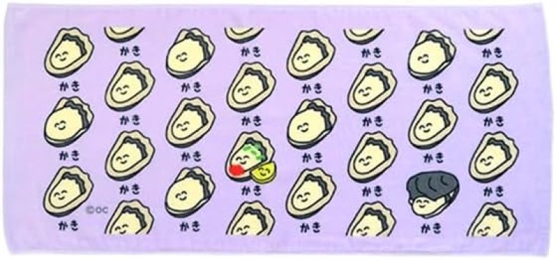 画像1: オクタニコーポレーション おえかきさんシリーズ フェイスタオル かきさん コットン100％ [ B0D795PJR5 / 4548678290331 / ] (1)
