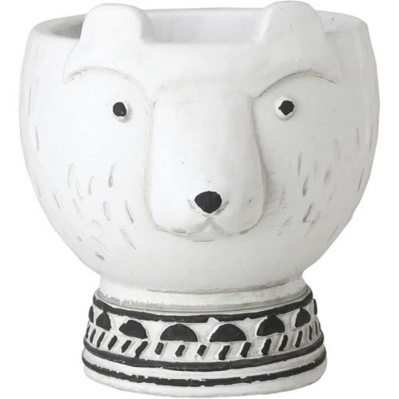 画像1: ★スパイス(Spice) SPICE OF LIFE 鉢カバー アニマルポット ホワイトベアー 11cm CCGF1080C [ B08SHSZT3K / 4548815102190 / CCGF1080C / 会員 NO.125 ] (1)