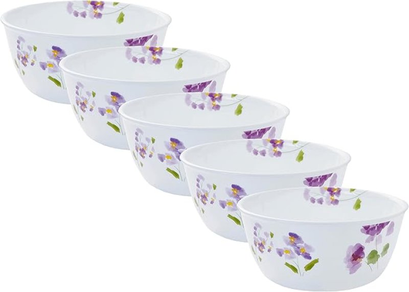 画像1: ☆コレール 大鉢 バイオレットミスト 多様ボウル(大) J428-VM 5枚セット CP-1547 5枚入 [ B07DVD9SC4 / 4549308315479 / NO.718 / ] (1)