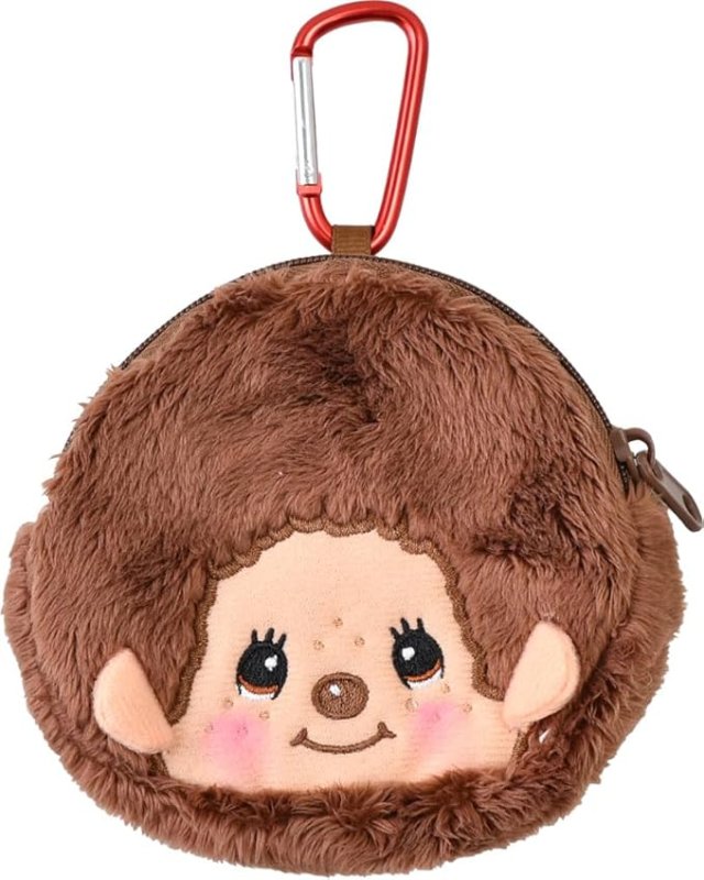 画像1: 【11月入荷予定】ユニック モンチッチ カラビナツキミニミニポーチ モンチッチクン サイズ：約W10.5 D2.5 H14 MC-0005BY [ B0DL48PHX7 / 4549479053309 / ] (1)