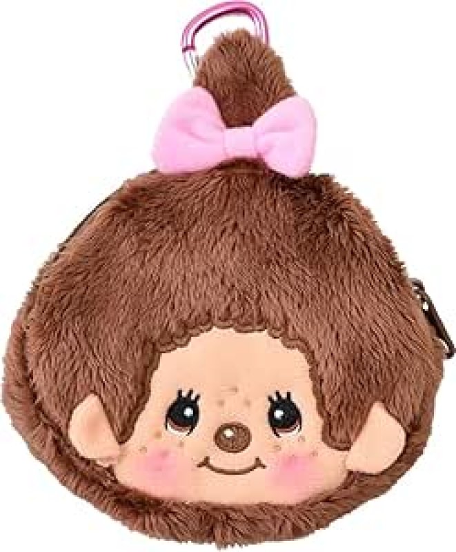 画像1: 【11月入荷予定】ユニック モンチッチ カラビナツキミニミニポーチ モンチッチチャン サイズ：約W10.5 D2.5 H14 MC-0005GL [ B0DL4BCSKK / 4549479053316 / ] (1)
