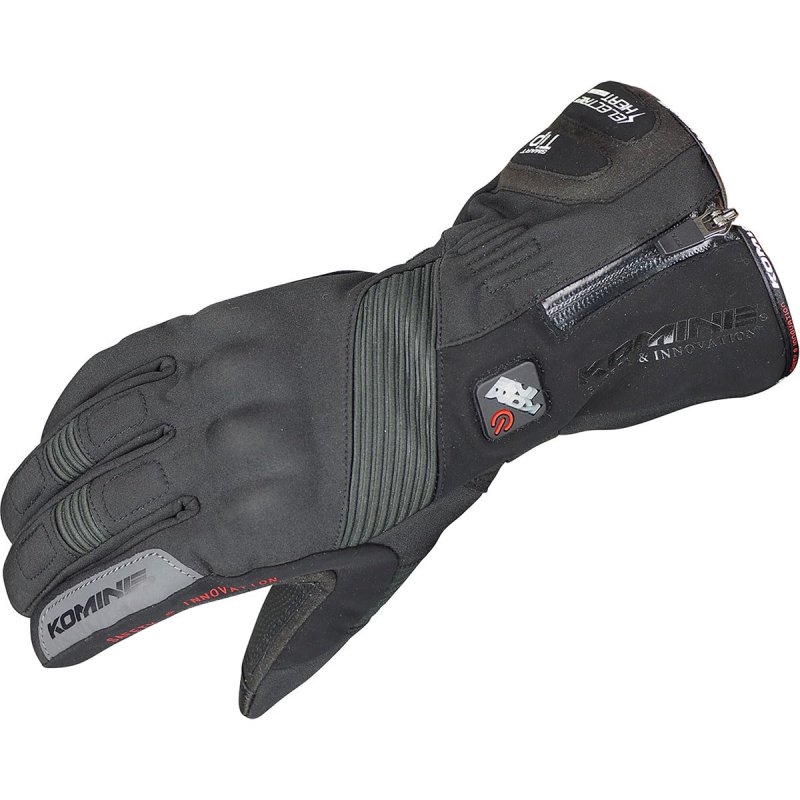 画像1: コミネ(KOMINE) バイク用 グローブ エレクトリックヒートグローブ-カシウス ブラック M GK-804 1009 [ B015FKV7HE / 4560163777967 / 06-804 ] (1)