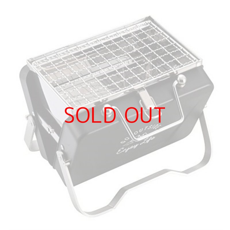 画像1: ◇キャプテンスタッグ(CAPTAIN STAG) バーベキューコンロ グリル V型 卓上グリル B6型 ブラック モンテ UG-78 [ B08H871KQ7 / 4560464275711 / / 6754512 ] (1)