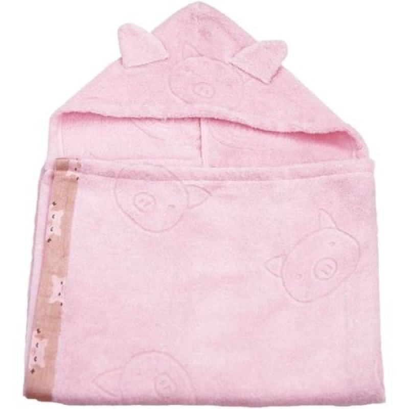 画像1: ◯シンジカトウ プチプチ フードバスタオル ピッグ SKBI104-03 [ B00Y1SLURE / 4562286104491 / ] (1)