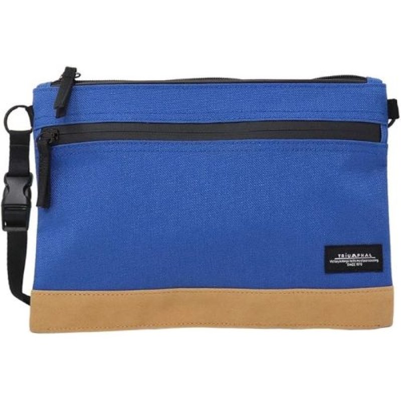 画像1: ☆リベルタ TRIUMPHAL サコッシュ バッグ メンズ レディース 多機能 アウトドア トラベル バッグ ナイロン 無地（ブルー）tmps-003 [ B07TTGH4T8 / 4562345979411 / NO.740 / ] (1)