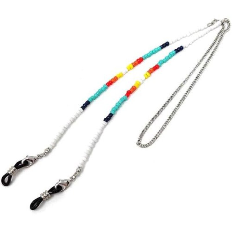 画像1: ☆リベルタ マスクチェーン マスクストラップ メガネホルダー メガネチェーン レディース おしゃれ 紛失防止 [ B08TQR3RKB / 4562346178240 / NO.977 / ] (1)