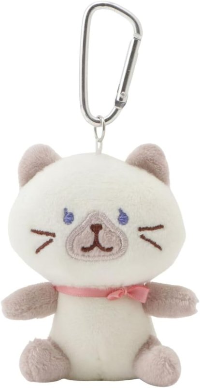 画像1: FukuFukuNyanko　マスコットキーホルダー ふくふくにゃんこ ハピンズ (シャーシャ) [ B0CGGVGX6W / 4562387999705 / ] (1)
