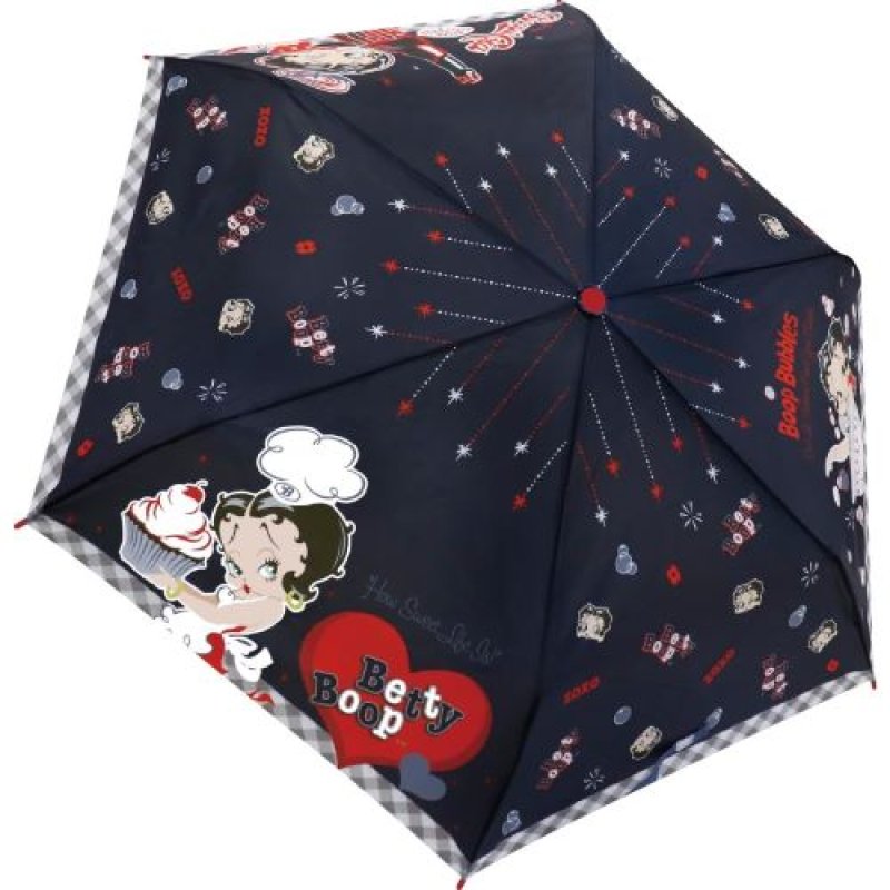 画像1: ベティブープ 折畳傘 手開き式 親骨53cm 100~110cm 正規品 [ B0DCJZ19YP / 4570171345331 / 90468 ] (1)