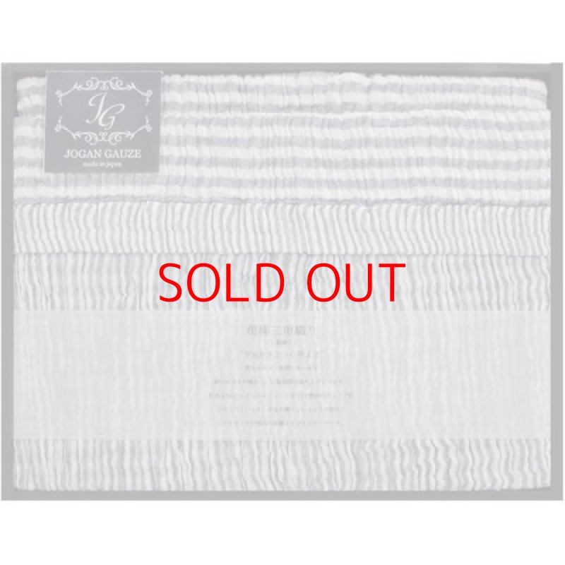 画像1: ☆成願 ガーゼケット 3重 ガーゼ ギフト 日本製 洗える ブルー 130×200cm 楊柳織り JGNW-1000 BL [ B08BCM8LG7 / 4571116594005 / NO.922 / ] (1)