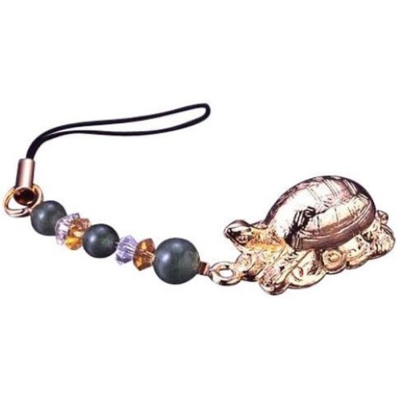 画像1: 〇ST-256 風水・財運亀ストラップ 5304y [ B005FDPB10 / 4571148861663 / / ] (1)