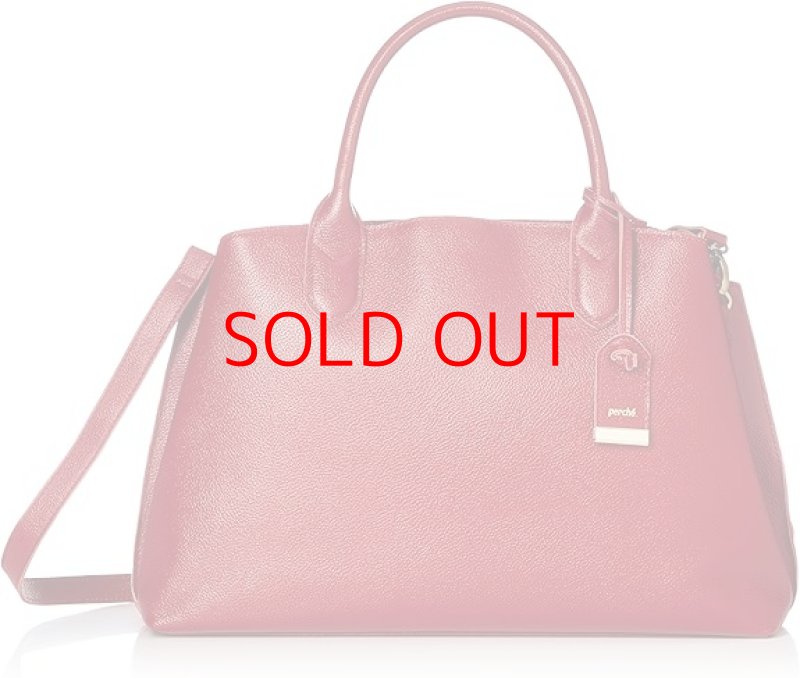 画像1: ◯ペルケ やぎ革A4ユーティリティトートバッグ ショルダーバッグ 2way キレイめ 通勤 通学 08-00-07460_レッド [ B07X2QK264 / 4573311992754 / ] (1)