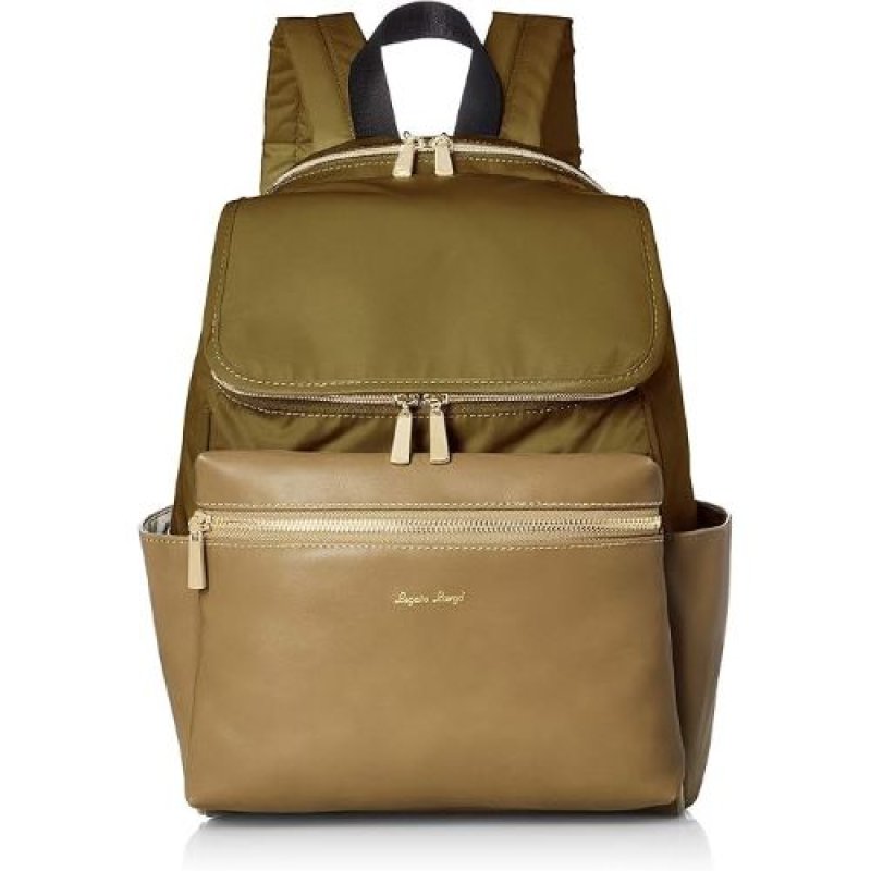 画像1: ☆レガートラルゴ 10ポケリュック LH-P0061 撥水高密度ナイロン 10ポケットリュック レディース カーキ [ B07WLKJ8DG / 4580052868439 / NO.926 / ] (1)