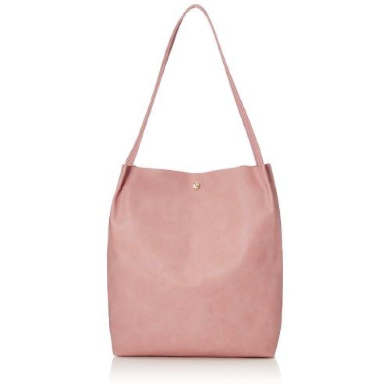 画像1: 〇レガートラルゴLG-E1242 PU/キャンバストート A4 マチあり かるいかばん ピンク [ B085LSR7H9 / 4580052889557 / /  ] (1)