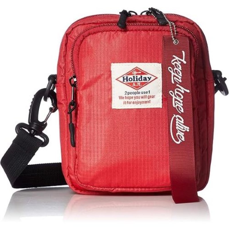 画像1: 〇ホリデーエーエム バッグ ショルダー ポーチ メンズ レディース ショルダーバッグ ホリデーエーエム HolidayA.M. KB094 レッド [ B07JH8JK3M / 4580514501621 / / ] (1)