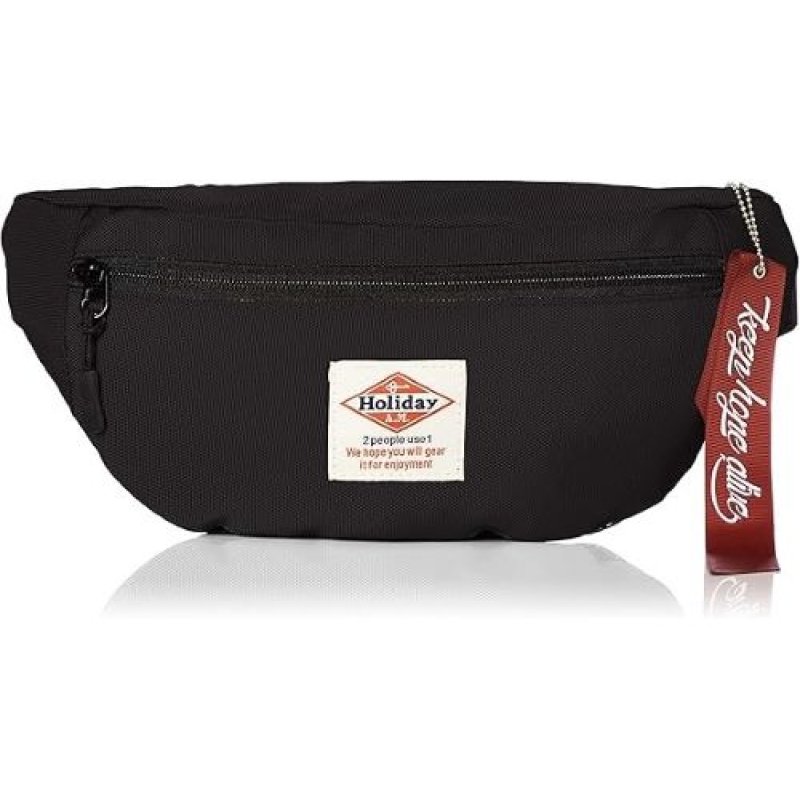 画像1: 〇ホリデーエーエム バッグ ウエストポーチ ボディバッグ ウエストバッグ メンズ レディース 小さいサイズ 機能的 KB102 ブラック [ B07NX11GRL / 4580514507876 / / ] (1)